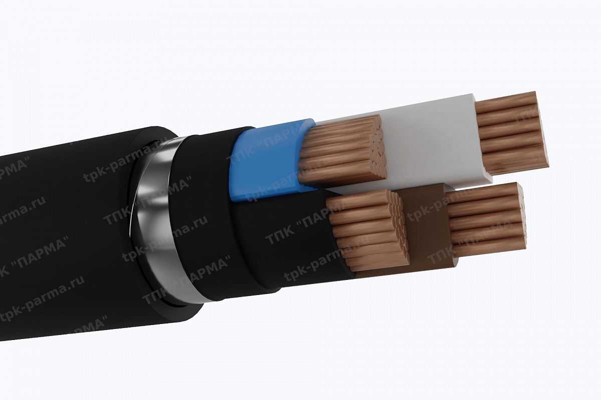 Фотография провода Кабель ВБШвнг(A)-LS-ХЛ 4х50 - 1кВ