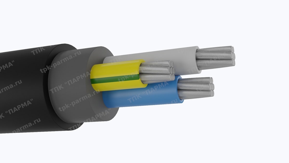 Фотография провода Кабель АПвВнг(A)-LS 3х10+1х6 - 1кВ