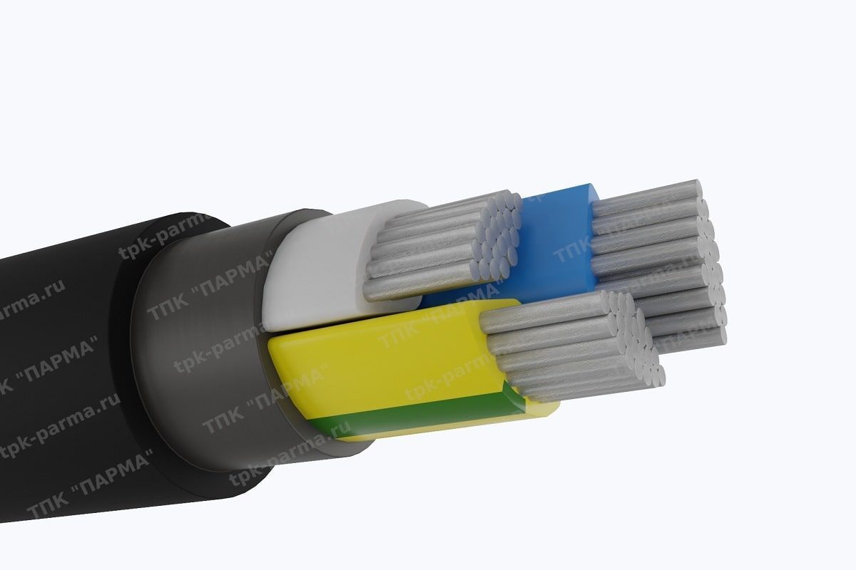 Фотография провода Кабель АПвВнг(A)-LS 3х25+1х10 - 1кВ