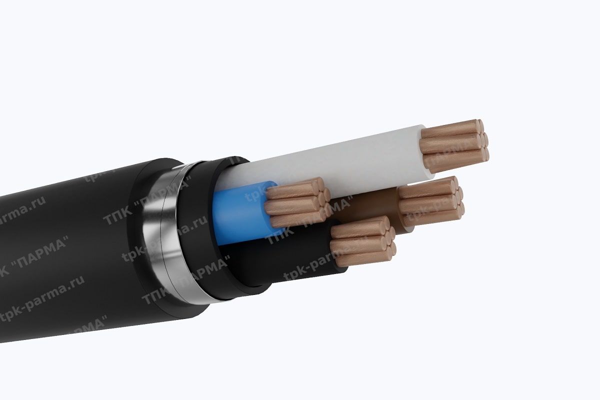 Фотография провода Кабель ПвБбШв 2х6+1х4