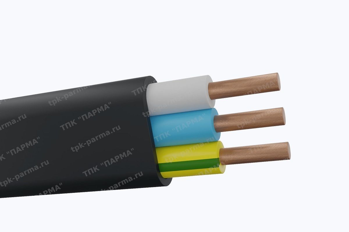 Фотография провода Кабель ВВГнг-П 3х6