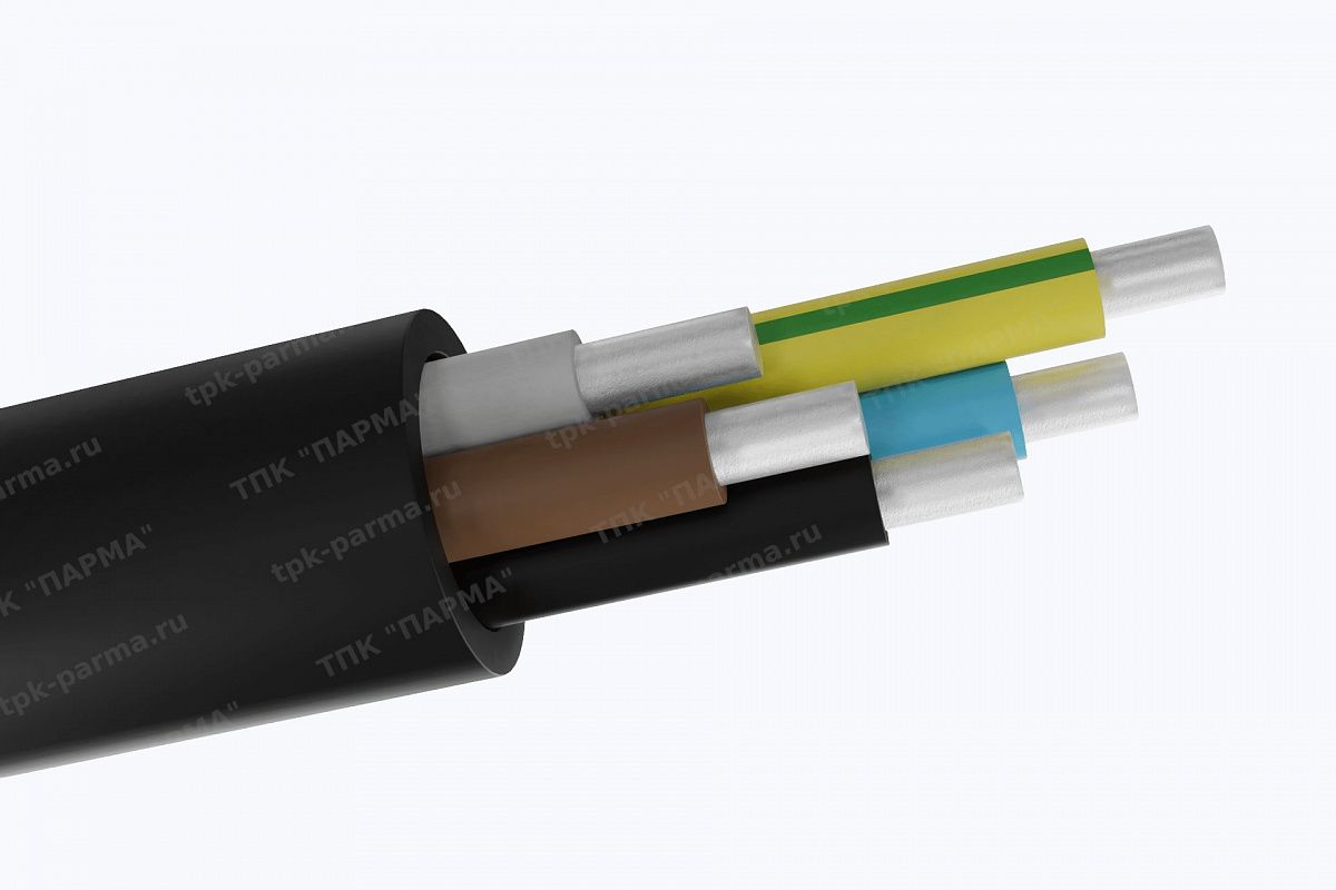 Фотография провода Кабель АВВГ 5х4