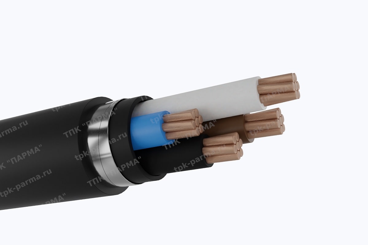 Фотография провода Кабель ПвБбШв 2х1,5+1х1,5